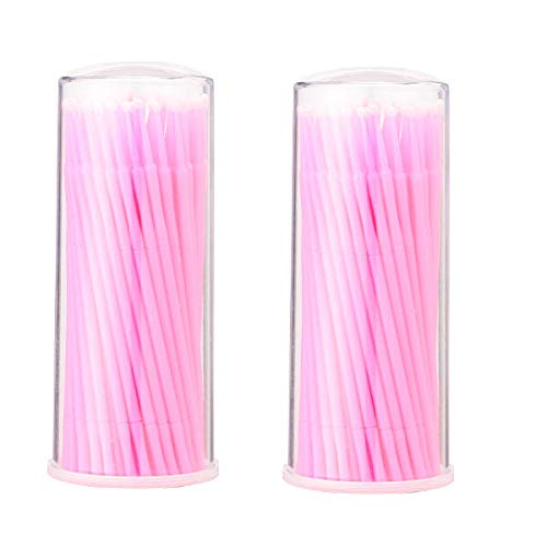 Amazon.co.jp: マイクロブラシ 100本 ピンク （ 先端2.0mm) (2セット